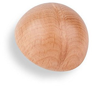 Endkappe Holz Buche mit Zapfen lackiert für Handläufe mit Durchmesser 45mm
