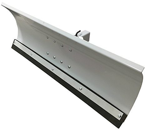 Schneepflug Schneeschild Universal 5 Fach verstellbar für Einachsermaschinen oder Rasentraktoren 100x40 cm Grau