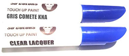 SD COLORS 12 ml Vernice Ritocco con Pennello e Vernice Trasparente - Gris COMETE (KNA) - Compatibile con Reno - Riparazione di Graffi, Scheggiature e Verniciatura