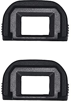250D Eyecup Viewfinder Eyepiece for Canon EOS 250D 200DII 200D 100D 800D 1500D 1300D 1200D Camera, Replaces Canon EF & Hot Shoe Cover [2+2 Pack]