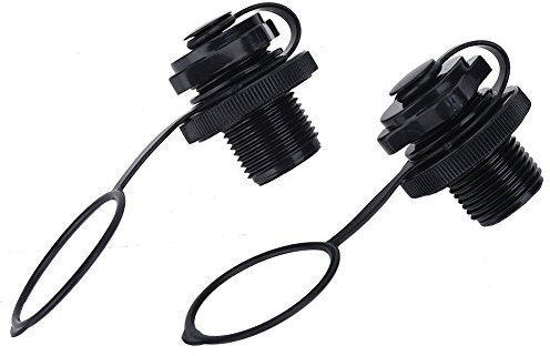 Schlauchboot-Ventil, 2 Stück Schlauchboot-Ersatz-Einweg-Aufblasventil, Spiral-Luftstopfen, Ersatz-Schrauben-Luftventil für Schlauchboote, Schlauchboote, Flöße, Poolboot