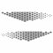 Auto Seitenkarosserie Aufkleber Grafiken Hexagon Pixel Cyber DIY Karosserie Selbstklebende Universal Vinyl Wasserdichte PVC Personalisiert