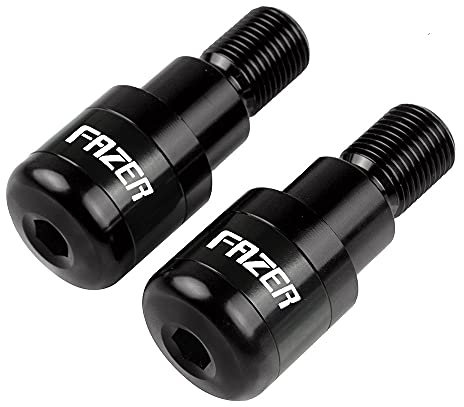 HSL Motorrad Handgriff Lenker Endkappe Schieber Abdeckung Für Yamaha FZ1 FAZER 2001-2005 FZ6 FAZER FAZER600 2004-2010 2005 2006 2007 (Color : Black)