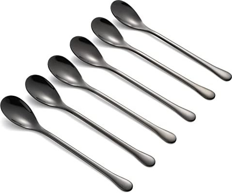 Coffee Spoons Set of 6 Small Stainless Steel Tea Spoons Dessert Spoon Espresso Spoon