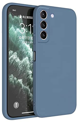 Topme Coque pour Samsung Galaxy S21 (6.2 inches) Etui Housse, Protecteur de Peau en Silicone TPU - Gris Lavande