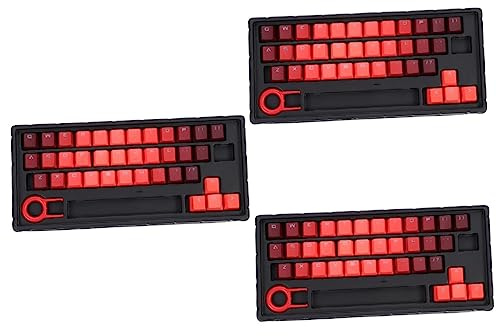 jojofuny 3sets Unique Keyboard Key Caps for Home Computer DIY Keyboard Supply for Keycaps Kit