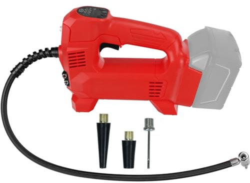 Compressore aria Portatile per MiIwaukee 18V Compressore Aria con Display Digitale per Auto Autobus Moto Bicicletta (batterie non incluse)