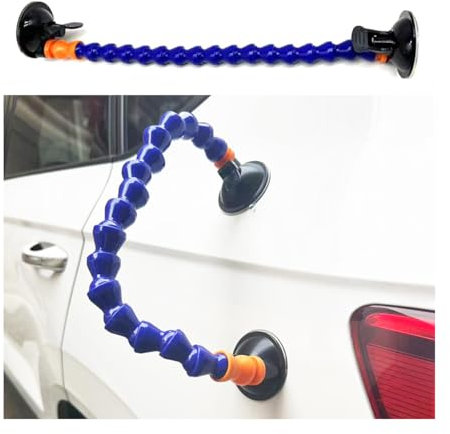 JNNJ Extractor de Abolladuras de Coche Doble Cabezal Ventosa, Automoción Accesorios Ajustable Flexible Reparación Abolladuras Reemplazo Removedor, Portátil Coche Profesional Abolladuras Extractor