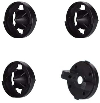 Kit de Buses de pulvérisation de Peinture Tilswall, adapté au Pistolet à Peinture électrique Tilswall 800W et 550W, 3 Buses et 1 Capuchon à Vent, diamètre 1,0 mm, 1,8 mm, 2,6 mm