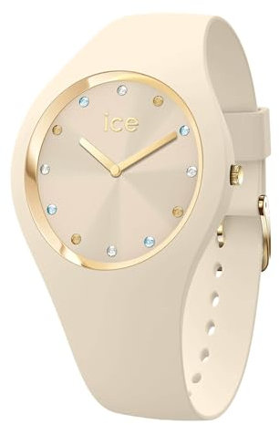 ICE-WATCH - Ice Cosmos Vanilla - Beige Damenuhr mit Plastikarmband - 022358 (Small +)