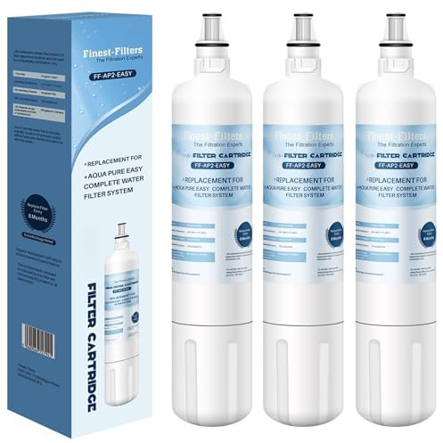 3 cartucce filtro dell'acqua compatibili con 3M AP Easy Complete / AP2-401-S Style per filtro dell'acqua F-2000 sotto lavello, ricambio per F-2000 e F-2000s, F-1000 e F-1000s e AquaPure AP Easy
