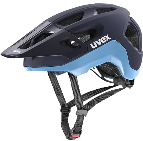 Uvex Unisex React Fahrradhelm, deep Space-Azure matt, 56-59cm