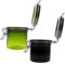 PLAFOPE 2pcs Lash Glue Storage Jars Sealing Eyelash Adhesive Container Lash Extension Supplies