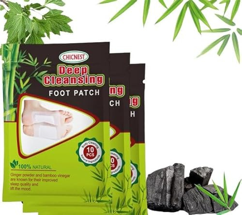 30 Detox Fußpflaster - Abnehmen Pflaster - Fußpflege - Detox - Abnehmen - Gewichtsverlust Pflaster - Entgiftungskur für Füße - Entgiftungskur - Reinigen Sie Ihren Körper Mit 100% Natürliche