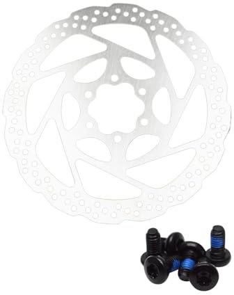 MYGLOAR Fahrrad Bremsscheibe 180mm 6-Loch Modell 2025 inklusive,RT56 Bremsscheibe für Fahrrad Scheibenbremsen - 180mm Disc Brake Rotor für Mountainbikes (Hydraulische Bremsen)