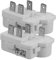 LABRIMP 2pcs Refrigerator Compressor Starter Relay Overload Protector Starter Relay Replacement Zhb35-120p