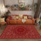 Schreibtischstuhlmatte für bequemes und verschleißfestes Sofa, rutschfester kleiner Teppich, 100 x 200 cm, Rot
