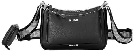 HUGO Bel Multi Crossbody Bag Black/White