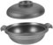 PartyKindom Casseruola in Ceramica Pentola Da Forno Con Coperchio Stufa Fornello Per Hotpot Pentola Da Minestra Pentola Con Coperchio Stockpot Con Coperchio Tradizionale Cucinando Nero