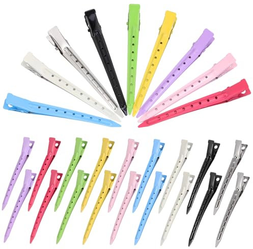 Ipetboom 50pièces Pinces à Cheveux Pour Coiffage Et Maquillage Lot De Utilisation Facile Et Sectionnement Précis