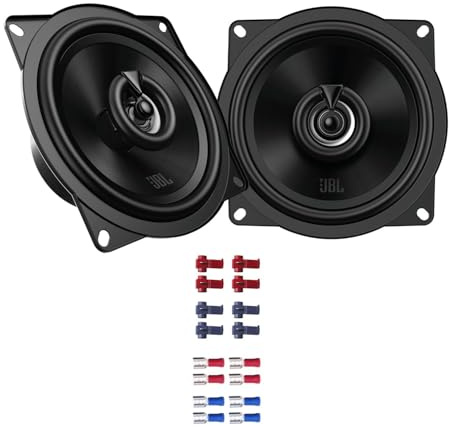 JBL Stage2 55F Auto Lautsprecher Boxen 2X 400 Watt 13 cm 2 Wege Koax passend für Volvo V40 1996-2000 Türen Front und Heck