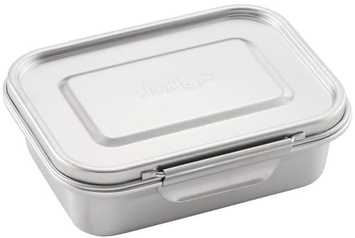 Judge Stainless Steel Lunch Box 600ml – Leakproof, Reusable Food Container, Leakproof Metal Bento Box