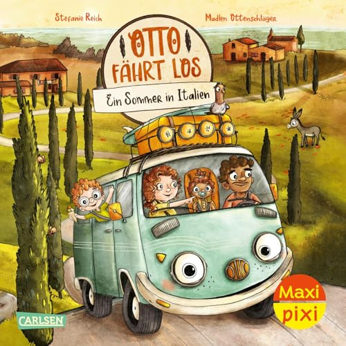 Maxi Pixi 502: Otto fährt los: Ein Sommer in Italien: Minibuch ab 3 Jahren zum Vorlesen für Fans von Abenteuern, Reisen, Campen und Vanlife (502)