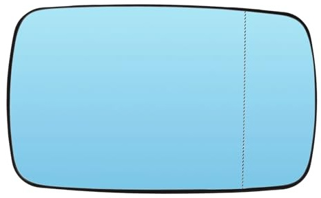 Cristal Retrovisor Para BMW Para 3 5 Series E39 E46 320i 330i 325 525i 1997-2005 Espejo Lateral Puerta Izquierda Derecha Vidrio Calentado Vista Trasera Azul(Right)