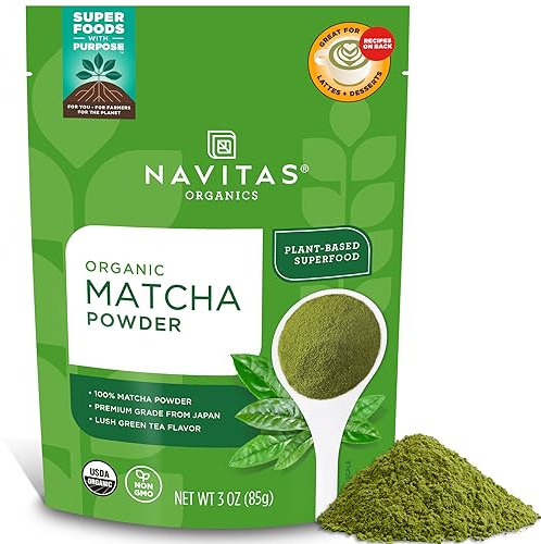 Navitas Organics Matcha Powder, 3oz. Pouch