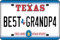 Ali Air Freshener Texas - Best Grandpa Nummernschild Auto Lufterfrischer