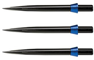 RED DRAGON Spezialist Dartpunkte Tridentpunkte Schwarzer Standard 32mm mit Blauen Tridents - 1 Satz pro Packung