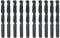 Weischer® - HSS-R Spiralbohrer Ø 2,5 mm | 10 Stück | Stahlbohrer Metallbohrer Eisenbohrer | Bohrer für Metall, Stahl, Aluminium, Eisen | stabil & bruchfest