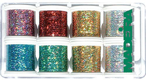 Madeira 8013 Geschenkbox: Metallic:Spectra:8 x 100m: Spulen, multi, 8 stück
