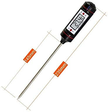 XINGYU Lebensmittelthermometer, Babyflasche Backen Aquarium Haushaltstemperaturmessung, Lebensmittelqualität Sehr nützliches Haushaltswerkzeug (Farbe: A)