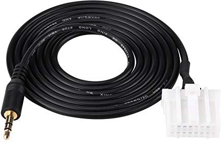 KIMISS Cavo audio AUX Cavo AUX Audio, adattatore per cavo Aux audio per auto Car 3.5mm Jack CD Interface per 2 3 5 6 2006-2013