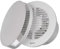 EUROPLAST Diameter 125mm Bathroom Extractor Fan with Timer and Humidistat Round - 5 inch Extractor Fan Bathroom Humidity Sensor with a Front Panel - White Ceiling and Wall Mounted Fan