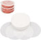 Disques à burger, 500 pièces, ronds, 12 cm, papier parchemin antiadhésif pour presse à hamburger et pâtissiers | Feuilles de cire pour hamburger, galettes de hamburger