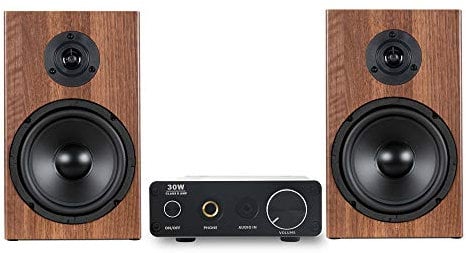 McGrey BSS-265 BR 6,5 HiFi Impianto Stereo HiFi Micro 80 Watt Marron