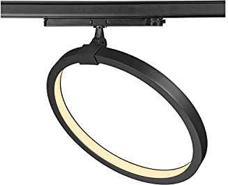 SLV 3 Phasen System Leuchte 3 ONE 40 TRACK DALI / LED 3-Phasen-Strahler, Spot, Decken-Strahler, Decken-Leuchte, Schienensystem, Innen-Beleuchtung / 3000K 15.2W 650lm schwarz dimmbar, 1004769
