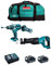 MAKITA Kit MK209 (Taladro Percutor DHP481 + Sierra Sable DJR186 + 2 Baterías de 5,0 Ah + Cargador + LXT600)