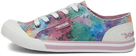 Rocket Dog Jazzin Tie Dye Womens Multi Canvas - Size 7 UK - Multicolour
