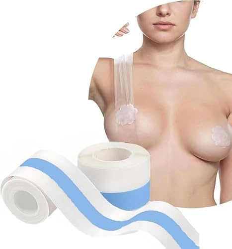 VicSec Nastro per Il Seno Fascia per Stringere Il Torace Fascia per Reggiseno Invisibile Sollevamento Istantaneo del Seno per Donna Fascia Toracica per Coppa del Seno Grande A-H