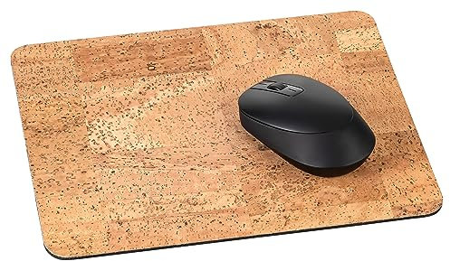 Mousepad Kork | Mauspad aus Kork | Schreibtischunterlage für Büro & Homeoffice | Unterlage für Computermaus