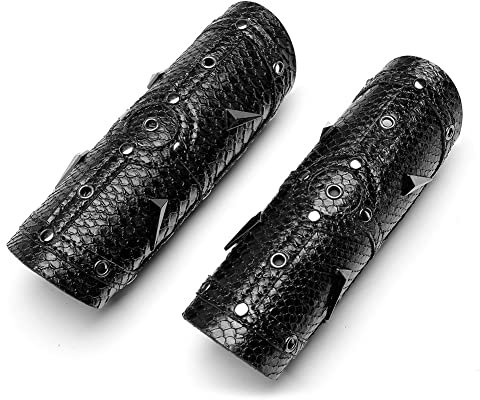 GRACEART Steampunk-Armstulpe aus Leder, verstellbar, Style-l, Einheitsgröße