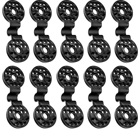 Luckxing PE-Beschattungsclips | PE-Sonnenschutz-Netzclips - Runde Tuchclips für äußere Vogelschutznetze, landwirtschaftliche Sonnenschirme, Gartennetze