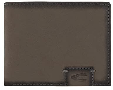 camel active Dallas Herren Geldbörse Klein Querformat RFID Leder Klein Grau