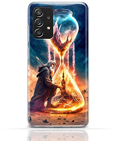 CoverHeld Hülle für iPhone 8 Handyhülle Schutzhülle aus Silikon TPU Softcase mit Motiv 3501 Magier an magische Sanduhr Fantasy