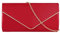 Meliyya Damen Lackleder Clutch Bag Abendtasche Unterarmtasche Hochzeit Tasche Elegante Umschlag Crossbody Schultertasche Umhängetasche, Rot
