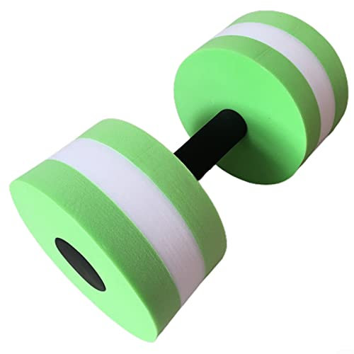 HEIBTENY Pesas de espuma de agua Eva agua aeróbica mancuerna aquática Barbell Fitness piscina agua natación Aqua ejercicio mancuerna EVA espuma Aquatics mancuerna entrenamiento en la piscina