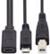 chenyang USB C Splitter Multi Charging Cable,USB C 1 to 2 USB B/Micro USB Charge Extension Cable Supports Charging Two Devices at The Same Time 0.98FT/0.3M